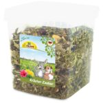 JR Farm Kruidenmix Snack met Banaan voor Knaagdieren en Dwergkonijnen 450 g