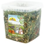 JR Farm Groente-Tuin Snack voor Dwergkonijnen en Knaagdieren 600 g