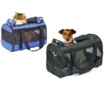 Grote Zwarte Nylon Draagtas voor Honden en Katten – Karlie DIVINA