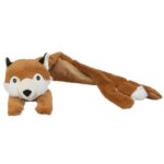 Hondenknuffel Vos van Pluche met Geluid en Knisperfolie 50 cm – Trixie Schlenker-Fuchs