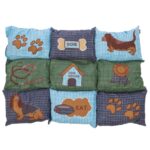 Gewatteerde Liggedeken Blauw Groen 80 x 55 cm – Trixie 37069-TRXI - Afbeelding 2
