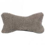Ergonomisch Hondenhoofdkussen Lichtgrijs en Donkergrijs 40 x 22 cm – Trixie Bendson