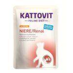 Kattovit PB Feline Diet Natvoer voor Katten Nier Renal Kip 85 g