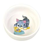 Kattenvoerbak van Keramiek met Kattenmotief 0,3 l – Trixie 4009-TRXI