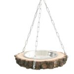Hangende Voederschaal van Berkenhout ca. 30 cm voor Vogels en Knaagdieren – HUGRO 32104-HUG