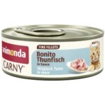 Animonda Cat Carny Fine Fillets Natvoer voor Volwassen Katten met Bonitotonijn in Saus 60 g