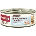 Animonda Cat Carny Fine Fillets Adult Natvoer Kipfilet & Tonijn in Saus 60 g