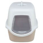 Kattenbak met Kap in Blush en Wit – Trixie Vico - Afbeelding 2