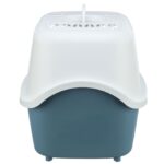 Kattenbak met Opklapbare Voorzijde Blauwgrijs Wit – Trixie Vico Easy Clean - Afbeelding 3