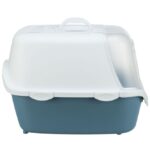 Kattenbak met Opklapbare Voorzijde Blauwgrijs Wit – Trixie Vico Easy Clean - Afbeelding 4