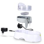 Drinkfontein met Continue Watercirculatie voor Katten en Kleine Honden – EBI Pet Feeder 2in1 - Afbeelding 3