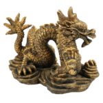 Aquariumdecoratie Drakenfiguur van Polyesterhars voor Zoet- en Zoutwateraquaria – EBI Aqua Della Zodiac Drache - Afbeelding 2