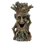 Aquariumdecoratie Boom met Gezicht van Polyesterhars voor Zoet- en Zeewater – EBI Aqua Della Baum mit Gesicht 2 - Afbeelding 2