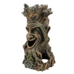 Aquariumdecoratie Boom met Gezicht van Polyesterhars voor Zoet- en Zeewater – EBI Aqua Della Baum mit Gesicht 2