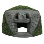 Aquarium Hoekdecoratie Bunker met Ingang – EBI Aqua Della Army Bunker S