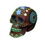 Lichtgevende Aquariumdecoratie Schedel – EBI Aqua Della Dia de los Muertos Totenkopf 1 - Afbeelding 3