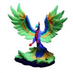 Aquariumdecoratie Feniks met Glow-in-the-Dark Effect – EBI Aqua Della Dia de los Muertos Phönix - Afbeelding 3