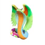 Aquariumdecoratie Slang met Glow-in-the-Dark Effect – EBI Aqua Della Dia de los Muertos