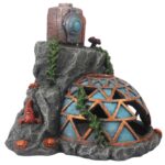 Aquariumdecoratie van Polyesterhars voor Zoet- – EBI Aqua Della Steampunk Basis Action Air - Afbeelding 3