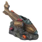 Gezonken Onderzeeër Aquariumdecoratie L van Polyesterhars – EBI Aqua Della Steampunk - Afbeelding 4