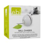 Katten Speelbal met Licht en Laser, Wit Groen – EBI Ball Chaser - Afbeelding 2