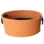 Kattenmand van Vilt met Kussen Oranje 40 x 40 x 17 cm – D&D Home 673/473870-EBI