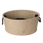 Beige Vilten Dierenmand met Pluche Kussen – D&D Home 673/473924-EBI