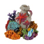 Aquariumdecoratie Amphorenkruik met Koraal – EBI Aqua Della Amphore Koralle 2