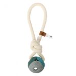 Hondenwerpspeelgoed van Natuurrubber met Katoenen Touw, Kleur Lagoon – D&D Home Nora - Afbeelding 2
