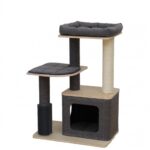 Kattenkrabpaal met Kattenhuis en Mand – EBI Tapei