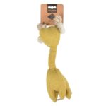 Hondenspeelgoed Giraffe van Ribfluweel Geel – D&D Home George - Afbeelding 2