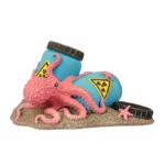 Aquariumdecoratie Radioactieve Vaten met Octopus Glow-in-the-Dark – EBI 234/483961-EBI - Afbeelding 3