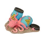 Aquariumdecoratie Radioactieve Vaten met Octopus Glow-in-the-Dark – EBI 234/483961-EBI