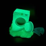 Aquariumdecoratie Glow-in-the-Dark Wasmachine – EBI Aqua Della - Afbeelding 4