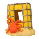 Lichtgevende Aquariumdecoratie IBC-container om Doorheen te Zwemmen – EBI Aqua Della - Afbeelding 3