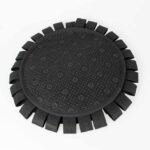 Ronde Snuffelmat van Vilt voor Katten Zwart – D&D Home SUZY - Afbeelding 6