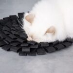 Ronde Snuffelmat van Vilt voor Katten Zwart – D&D Home SUZY - Afbeelding 2