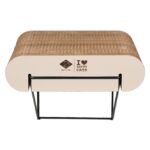 Kattenwandplank van Golfkarton Bruin Beige S – D&D Home David