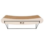 Gebogen Kattenwandplank van Golfkarton met Metalen Beugel – D&D Home David