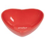 Keramische Voerbak Hartvorm Rood – EBI Coockoo Eat Your Heart Out