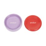 Kattenvoer- en Waterbak met Onderzetter rood-paars – EBI Coockoo Funky Feeding - Afbeelding 2
