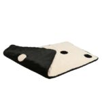 Hondenplaid Pluche Zwart-Wit 120 x 60 cm – EBI Coockoo Domino Dream - Afbeelding 5