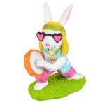 Aquariumdecoratie Neon Hippiekonijn met Tamboerijn – EBI Aqua Della Hippie Kaninchen