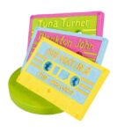 Aquariumdecoratie Retro Cassettes in Neonkleuren – EBI Aqua Della Hippie Musik Kassetten - Afbeelding 2