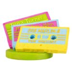 Aquariumdecoratie Retro Cassettes in Neonkleuren – EBI Aqua Della Hippie Musik Kassetten - Afbeelding 4