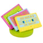 Aquariumdecoratie Retro Cassettes in Neonkleuren – EBI Aqua Della Hippie Musik Kassetten