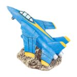 Aquariumdecoratie F-14 Tomcat van Hars – EBI Aqua Della Flugzeug Tomcat