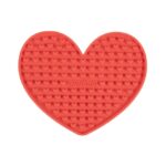 Rode Hartvormige Likmat met Zuignappen voor Honden en Katten – DUVO Cupid's Cravings - Afbeelding 3
