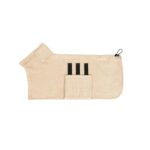 Hondenbadjas van Katoen Beige XS – EBI Noir Japandi