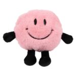 Roze Honden Speelbal van Pluche met Geluid en Beweging – EBI Coockoo Bouncy Buddy